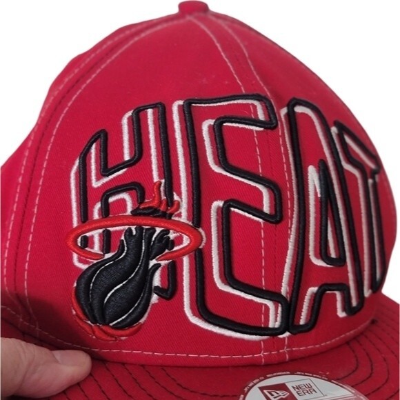New Era 9 fifty snapback Miami Heat Basketball  Hat hardwood classics One size - Picture 5 of 8